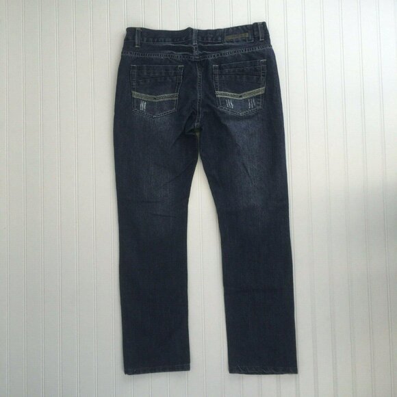 Mens Blue Rag Brand Distressed Straight Leg Jeans Size 32 - Picture 2 of 7